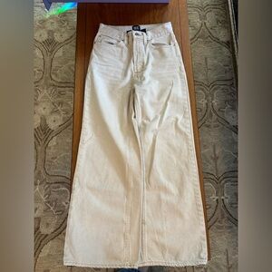 Urban Outfitters BDG High Rise Wide Leg Jeans Tan 26 NWOT